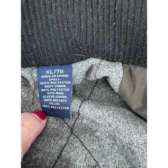 "TOMMY BAHAMA" Men's Wool Lined Coat,Size XLT, Field Jacket, Front Pockets,Green - Picture 9 of 16